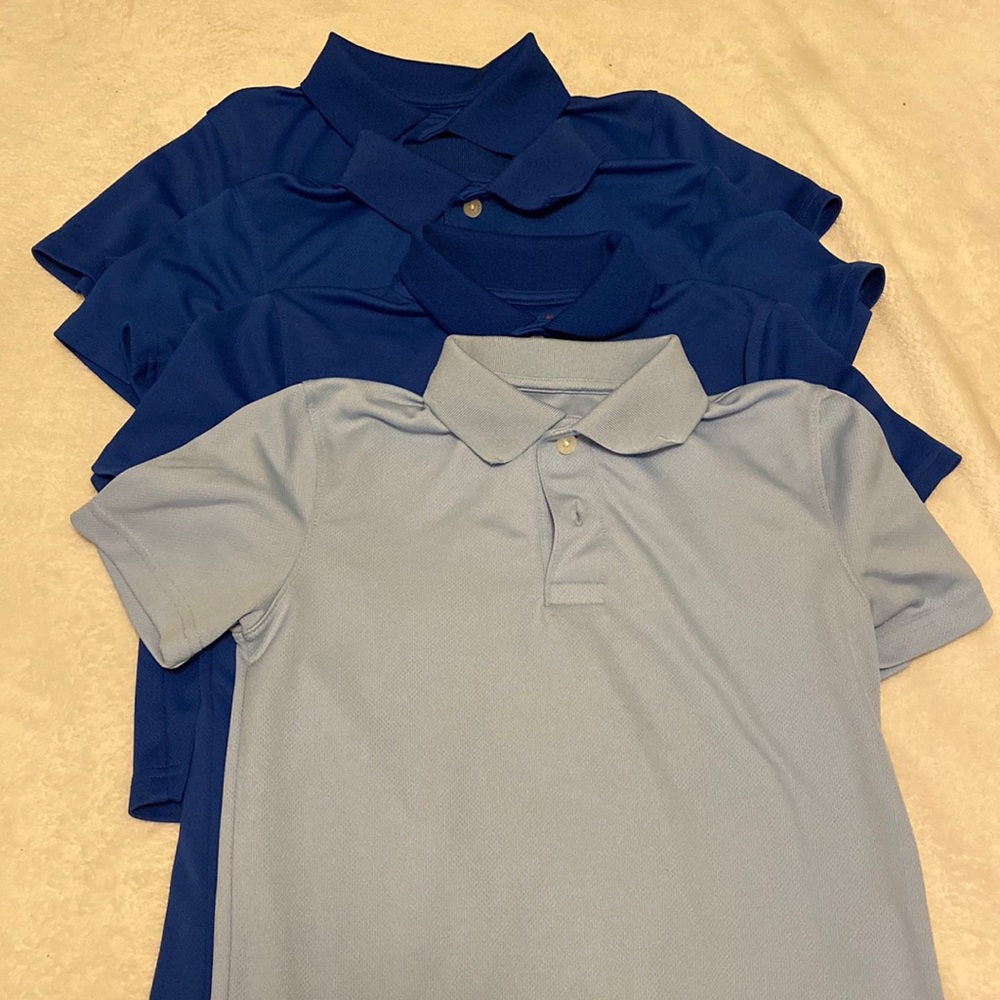 4 dry fit polos